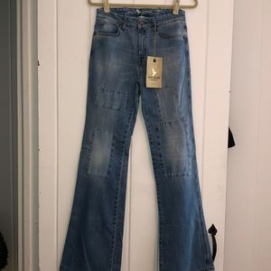 MiH JEANS LONDON with patches, new with tags!!